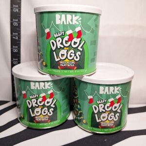 NWT (New in Can) Bark Drool Logs Meat Recipe Meat Bites, 3 Pack